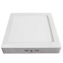 Painel Plafon Luminária Led 18W Sobrepor Teto Parede Quadrado 22x22cm Luz Branco Frio 6500K Galaxy