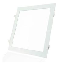 Painel Plafon Luminária Led De Embutir Quadrado 24w 30x30 Branco Quente - Bela Home