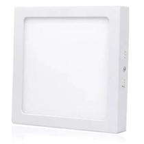 Painel Plafon Luminária Led De Sobrepor Quadrado 18w 22x22 Painel Plafon Luminária Led De Sobrepor Quadrado 18w 22x22