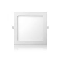 Painel Plafon Luminária Premium Led Quadrado Embutir 12w Branco Quente