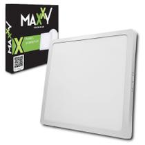 Painel Plafon Luminária Sobrepor 24w LED BRANCO FRIO 6500K Bivolt Luminária de Teto