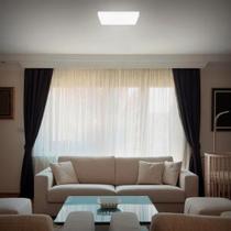 Painel Plafon Luminaria Sobrepor Led 30w 6500k Luz branca 40x40cm Avant