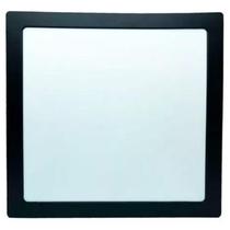 Painel Plafon Preto 25w Embutir Quadrado Branco Frio 6500k Bivolt Luminária gesso estilo