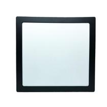 Painel Plafon Preto 25W Embutir Quadrado Branco Frio 6500K