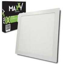 Painel Plafon Quadrado Embutir/Slim LED 24W Quente - Maxxy