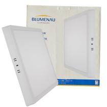 Painel Plafon Quadrado Sobrepor 24w Branco Quente 3000k - Blumenau