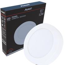 Painel Plafon Redondo 12w Sobrepor 17cm Luz Branca 6500K Painel Plafon Redondo 12w Sobrepor 17cm Luz Branca 6500K