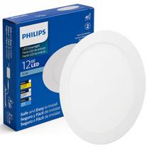 Painel Plafon Redondo Embutir 12w Philips Luz Branca 6500K Painel Plafon Redondo Embutir 12w Philips Luz Branca 6500K