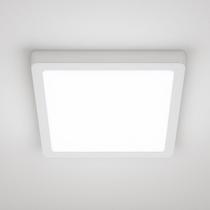 Painel Plafon Sobrepor Quadrado LED 24W Branco Frio 6500K