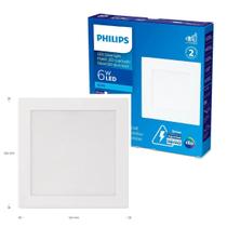 Painel Plafon Spot Embutir 6W 4000K Luz Neutra Philips 400LM Painel Plafon Spot Embutir 6W 4000K Luz Neutra Philips 400LM