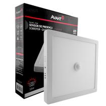 Painel Pop Led Sobrepor Quadrado Sensor De Presença 18w Painel Pop Led Sobrepor Quadrado Sensor De Presença 18w