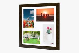 Painel, Porta Retrato Pop Para 4 Fotos (10x15) Tabaco - PN4TB-POP2 - Minha Moldura Painel, Porta Retrato Pop Para 4 Fotos (10x15) Tabaco - PN4TB-POP2 - Minha Moldura