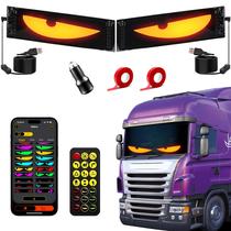 Painel programável LED Devil Eyes Sooguard 60x12 cm para carro