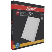 Painel Quadrado Sobrepor 30W 3000K Avant Painel Quadrado Sobrepor 30W 3000K Avant