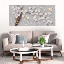 Painel Quadro Adesivo - Cerejeira e pássaros Painel Quadro Adesivo - Cerejeira e pássaros