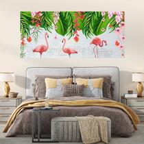 Painel Quadro Adesivo - Folhagem tropical 1 Painel Quadro Adesivo - Folhagem tropical 1