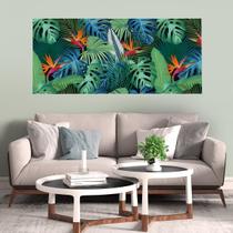 Painel Quadro Adesivo - Folhagem Tropical Painel Quadro Adesivo - Folhagem Tropical