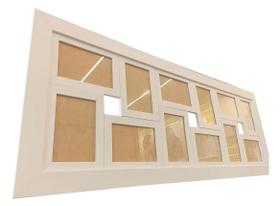 Painel Quadro Multifotos 12 Fotos 10x15 Com Vidro