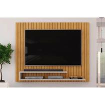 Painel Quarto p/ TV até 55 Pol Ripe 134x108cm Cedro/Bali - DJ Móveis Painel Quarto p/ TV até 55 Pol Ripe 134x108cm Cedro/Bali - DJ Móveis