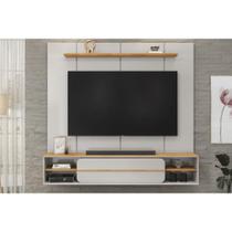 Painel Quarto p/ TV até 70 Pol Alana 169x180cm Bali/Cedro - DJ Móveis Painel Quarto p/ TV até 70 Pol Alana 169x180cm Bali/Cedro - DJ Móveis