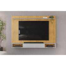 Painel Quarto p/ TV até 70 Pol Rio 193x136cm Cedro/Bali - DJ Móveis