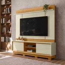 Painel Rack de TV Siena Moderno 183,5cm com Pés Linha Eras Madetec Painel Rack de TV Siena Moderno 183,5cm com Pés Linha Eras Madetec