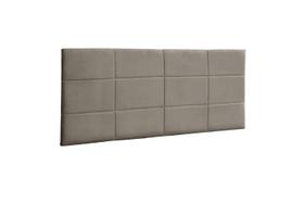 Painel Raissa 193 cm Suede Bege - Topázio Decor