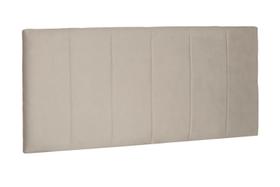 Painel Ravenna Suede Bege Solteiro 0,90cm - Spezzia