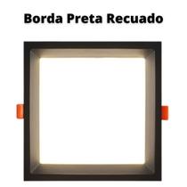 Painel Recuado Embutir Led 22w Preto Deep Opus Painel Recuado Embutir Led 22w Preto Deep Opus