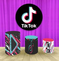 Painel Redondo 1,50 E Trio Capa De Cilindro Tik Tok mod 1 Painel Redondo 1,50 E Trio Capa De Cilindro Tik Tok mod 1