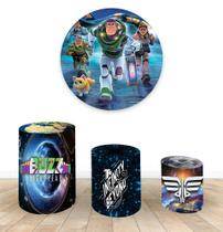 Painel Redondo 1,50 Trio Capa De Cilindro Buzz Lightyear 1 Painel Redondo 1,50 Trio Capa De Cilindro Buzz Lightyear 1