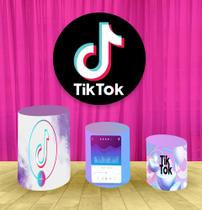 Painel Redondo 1,50m E Trio Capa De Cilindro Painel Redondo 1,50m E Trio Capa De Cilindro