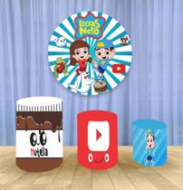 Painel Redondo 1,50m E Trio Capa De Cilindro Luccas Neto 2 Painel Redondo 1,50m E Trio Capa De Cilindro Luccas Neto 2