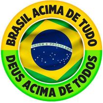 Painel Redondo 3D Sublimado Brasil Frd-1410