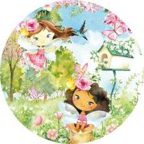 Painel Redondo 3D Sublimado Fadas Frd-3099