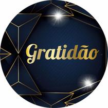 Painel Redondo 3D Sublimado Gratidão Frd-2465