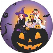 Painel Redondo 3D Sublimado Halloween Frd-5097