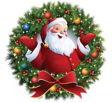 Painel Redondo 3D Sublimado Natal Frd-5058 Painel Redondo 3D Sublimado Natal Frd-5058