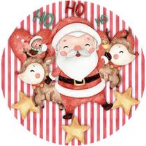 Painel Redondo 3D Sublimado Natal Frd-5416