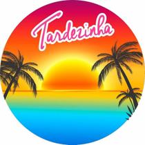 Painel Redondo 3D Sublimado Tardezinha Frd-1851