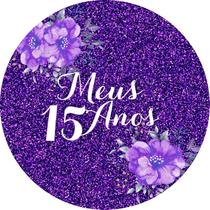 Painel Redondo C/ Elástico 1,50m 15 Anos Painel Redondo C/ Elástico 1,50m 15 Anos