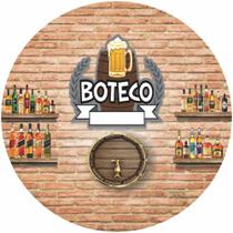 Painel Redondo De Festa Boteco 150X150 - Bt01