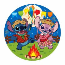 Painel Redondo de Tecido Sublimado Stitch Festa Junina Abre fácil Piffer Festas - Inspire sua Festa Loja Painel Redondo de Tecido Sublimado Stitch Festa Junina Abre fácil Piffer Festas - Inspire sua Festa Loja