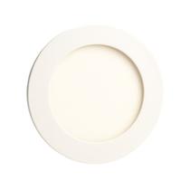 Painel Redondo Embutir LED Luz Amarela Branco Quente 3000k 6W Bivolt Iluminação