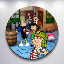 Painel Redondo Festa Infantil Capa Menino da Vila com Barril Grande e Mini Decoração Tema Colorido Painel Redondo Festa Infantil Capa Menino da Vila com Barril Grande e Mini Decoração Tema Colorido