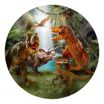 Painel Redondo Festa Mini Capastecido Tema Diversos 50x50cm