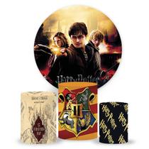 Painel Redondo Harry Potter, Painel de Festa Harry Potter, Painel de Festa Redondo, Sublimado