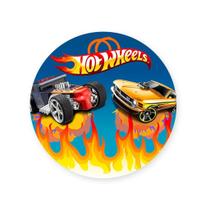Painel Redondo Sublimado Tema HTW carro corrida 50x50