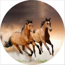 Painel Redondo Tecido Sublimado 3D Cavalo Country WRD-3329 - Wear