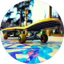 Painel Redondo Tecido Sublimado 3D Skate WRD-5961 - Wear